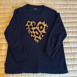 ✨ J. CREW CASHMERE w/ HEART MOTIF ✨